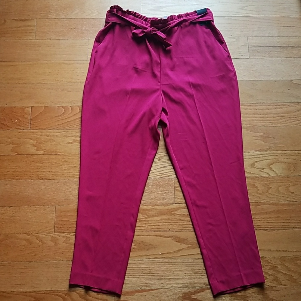 Pink New York and Company 7th Ave Pants Slim Ankle